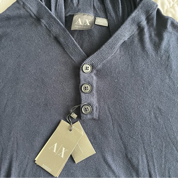 NWT Armani Exchange sweater hoodie Size Large - Picture 3 of 9